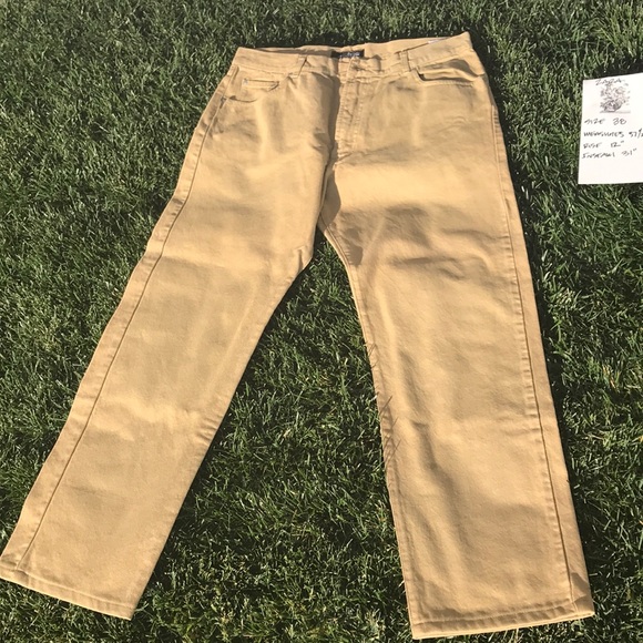 Zara jeans , butter tan yellow - Picture 3 of 5